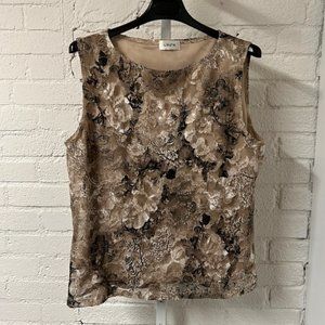 Floral Lace Sleeveless Top